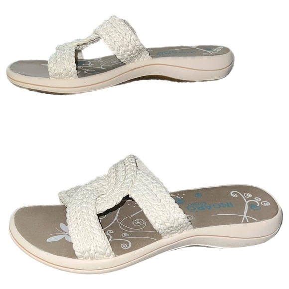 INGARO Sport - White Woven Cloth Sandals - Women’s Size 7 - Picture 3 of 8